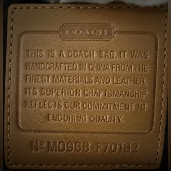 Vintage Y2K Coach Brown Signature Crossbody Bag messenger bag - Picture 7 of 17